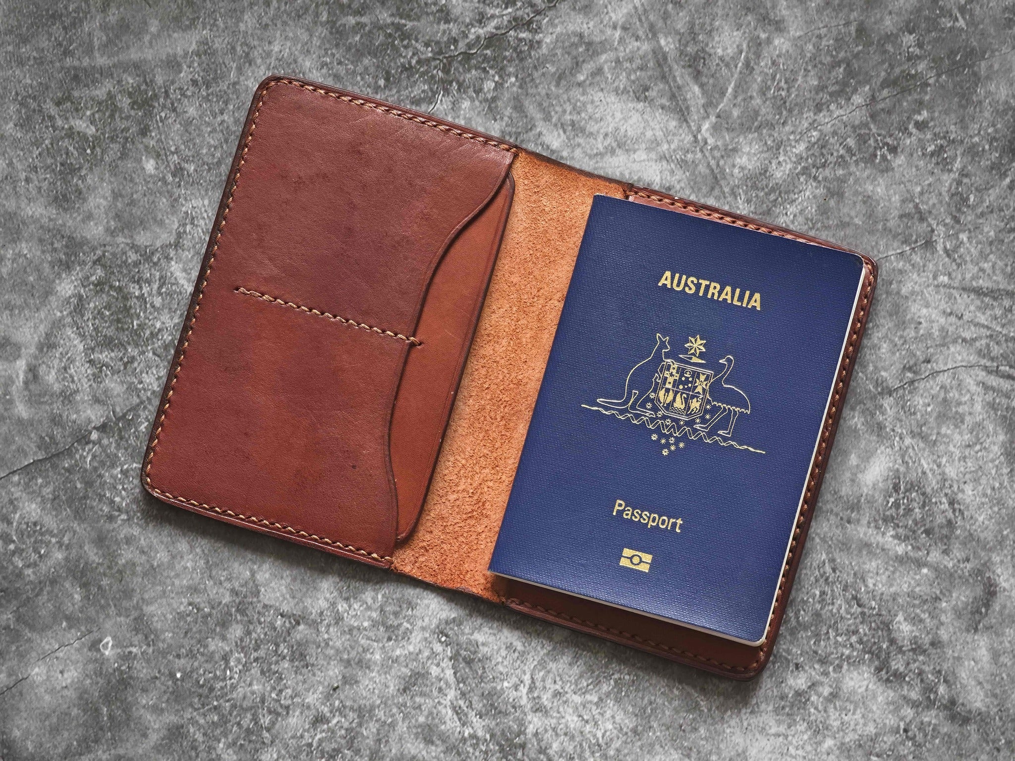 Leather Passport Wallet